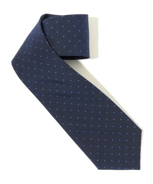 TOMORROWLAND / トゥモローランド ネクタイ | Atkinsons アイリッシュポプリン ドット柄ネクタイ(68 ブルードット)
