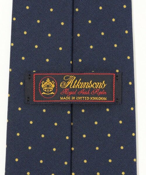 TOMORROWLAND / トゥモローランド ネクタイ | Atkinsons アイリッシュポプリン ドット柄ネクタイ | 詳細3