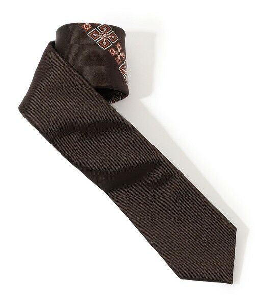 TOMORROWLAND / トゥモローランド ネクタイ | TOMORROWLAND シルク 小紋柄 ナローネクタイ | 詳細1