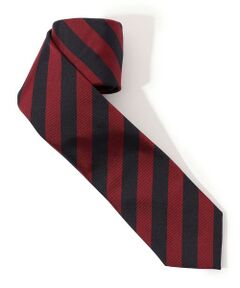 TOMORROWLAND / トゥモローランド ネクタイ | TOMORROWLAND シルク レジメンタルストライプ ナローネクタイ