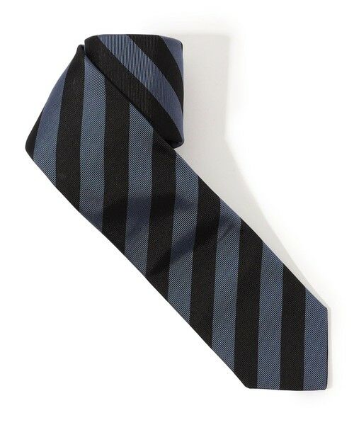 TOMORROWLAND / トゥモローランド ネクタイ | TOMORROWLAND シルク レジメンタルストライプ ナローネクタイ | 詳細1