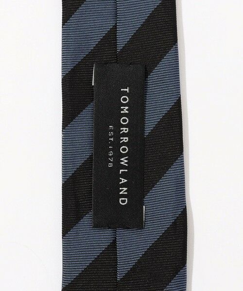 TOMORROWLAND / トゥモローランド ネクタイ | TOMORROWLAND シルク レジメンタルストライプ ナローネクタイ | 詳細3