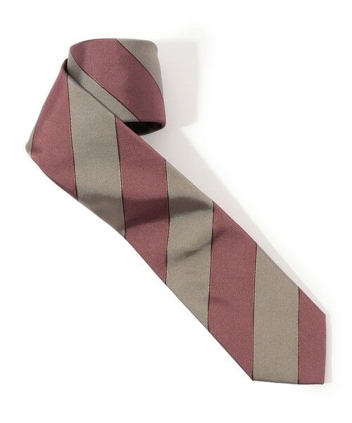 TOMORROWLAND / トゥモローランド ネクタイ | TOMORROWLAND シルク レジメンタルストライプ ナローネクタイ | 詳細1