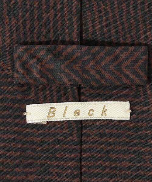 TOMORROWLAND / トゥモローランド ネクタイ | Bleck シルクプリント ヘリンボーン柄ネクタイ | 詳細3