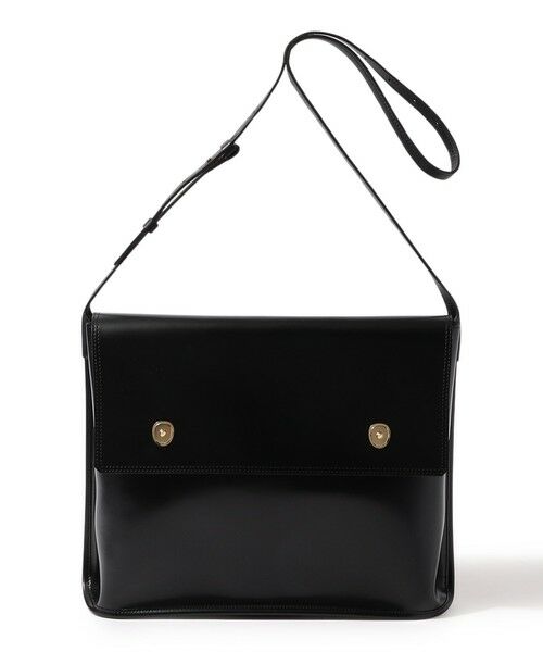 TOMORROWLAND/トゥモローランド PIENI M EXTRA PVC×ピッグレザー ショルダーバッグ 19 ブラック F TOMORROWLAND/トゥモローランド PIENI M EXTRA PVC×ピッグレザー ショルダーバッグ 19 ブラック F