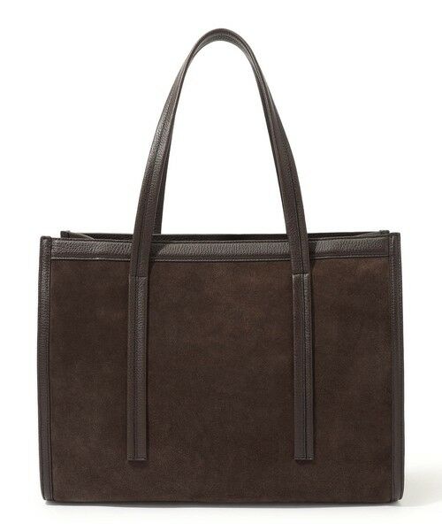 TOMORROWLAND / トゥモローランド トートバッグ | TOMORROWLAND シュリンクレザー×スウェードコンビ トートバッグ | 詳細1