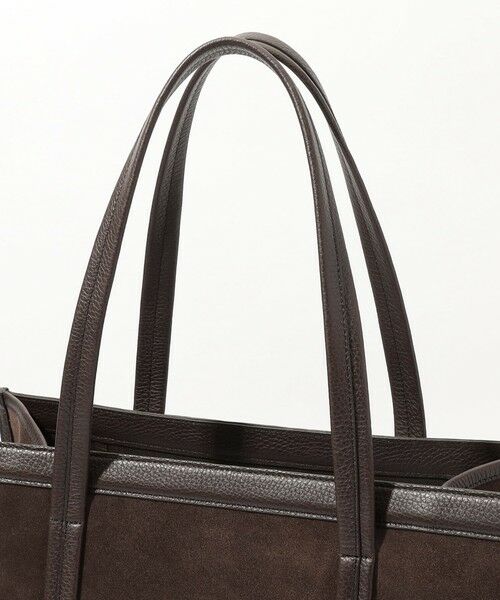 TOMORROWLAND / トゥモローランド トートバッグ | TOMORROWLAND シュリンクレザー×スウェードコンビ トートバッグ | 詳細5