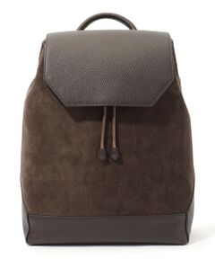 TOMORROWLAND / トゥモローランド リュック・バックパック | TOMORROWLAND シュリンクレザー×スウェードコンビ バックパック