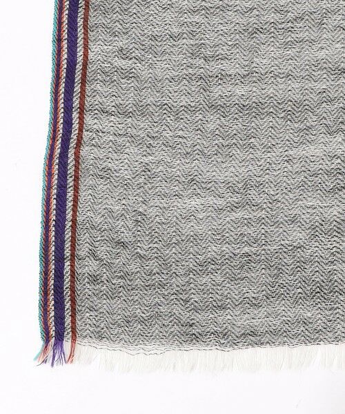 TOMORROWLAND / トゥモローランド マフラー・ショール・スヌード・ストール | EPICE ウール ラインストール | 詳細2