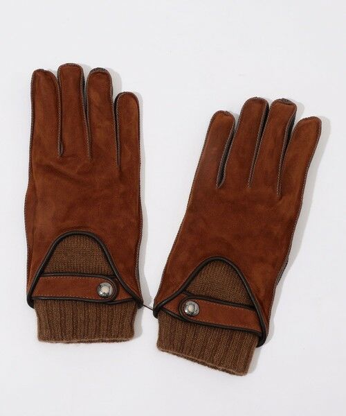 TOMORROWLAND / トゥモローランド 手袋 | MAZZOLENI カシミヤライニング ラムスキンヌバック×ディアスキンコンビグローブ | 詳細2