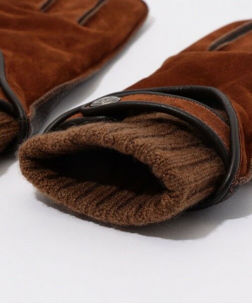 TOMORROWLAND / トゥモローランド 手袋 | MAZZOLENI カシミヤライニング ラムスキンヌバック×ディアスキンコンビグローブ | 詳細5