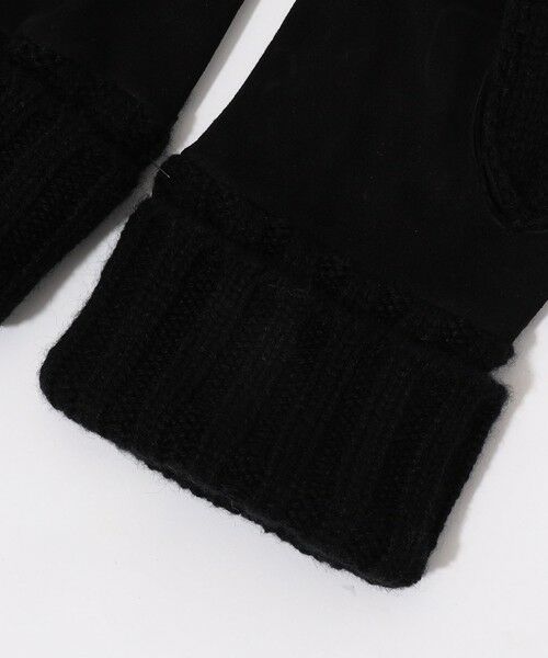 TOMORROWLAND / トゥモローランド 手袋 | MAZZOLENI カシミヤニット×ラムスキンヌバックコンビグローブ | 詳細4