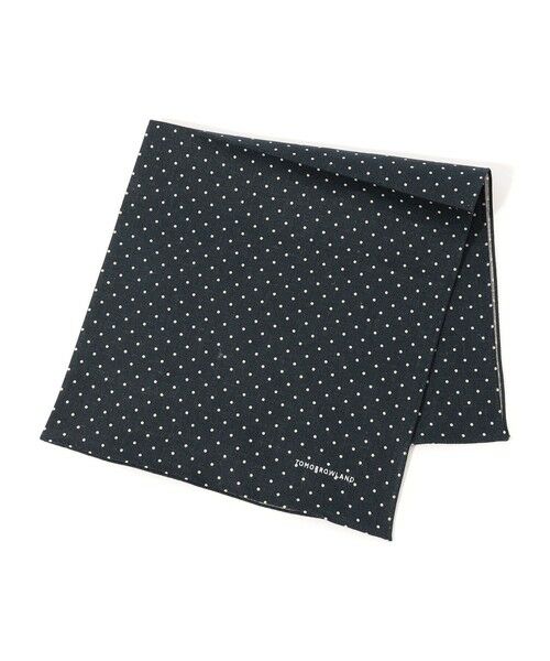 TOMORROWLAND / トゥモローランド ハンカチ | TOMORROWLAND コットンリネン ドットハンカチ | 詳細1