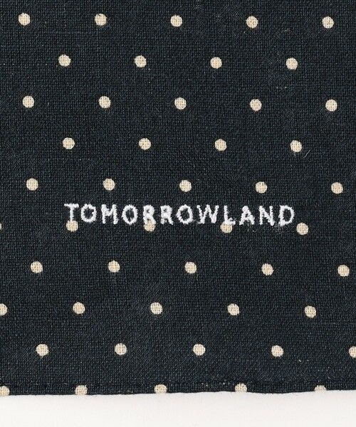 TOMORROWLAND / トゥモローランド ハンカチ | TOMORROWLAND コットンリネン ドットハンカチ | 詳細4