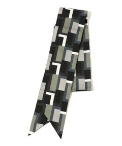 TOMORROWLAND / トゥモローランド バンダナ・スカーフ | TOMORROWLAND ジオメトリック柄 シルクスカーフ