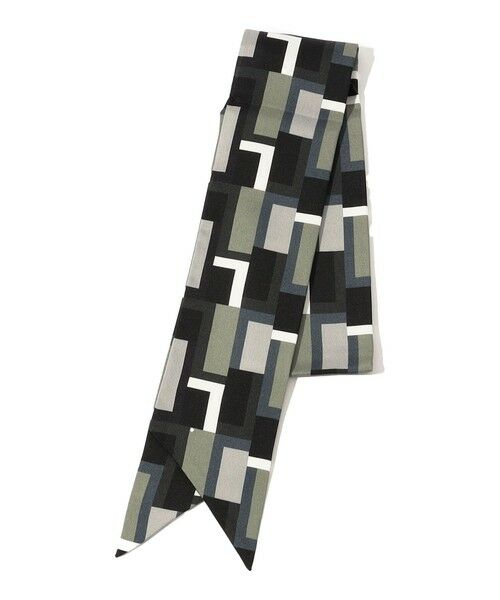 TOMORROWLAND / トゥモローランド バンダナ・スカーフ | TOMORROWLAND ジオメトリック柄 シルクスカーフ | 詳細1