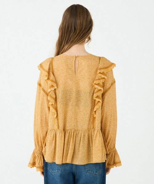 TOMORROWLAND / トゥモローランド シャツ・ブラウス（半袖以外） | コットンレーヨンプリント ペプラムレースブラウス | 詳細4