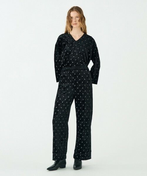 TOMORROWLAND / トゥモローランド シャツ・ブラウス（半袖以外） | ベロアエンブロイダリー プルオーバーブラウス | 詳細1