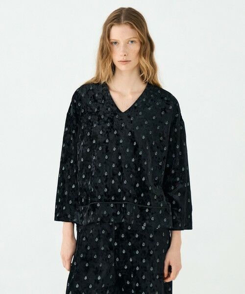 TOMORROWLAND / トゥモローランド シャツ・ブラウス（半袖以外） | ベロアエンブロイダリー プルオーバーブラウス | 詳細2