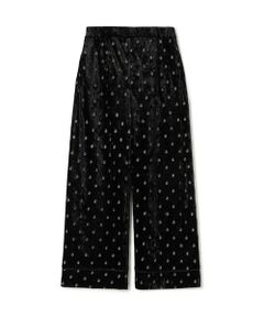 TOMORROWLAND / トゥモローランド その他パンツ | ベロアエンブロイダリー ナローストレートパンツ