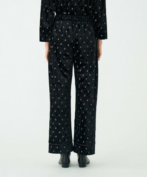 TOMORROWLAND / トゥモローランド その他パンツ | ベロアエンブロイダリー ナローストレートパンツ | 詳細4