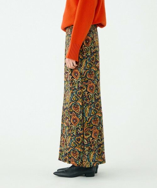 TOMORROWLAND / トゥモローランド ロング・マキシ丈スカート | キュプラレーヨンジャカード ナロースカート | 詳細3