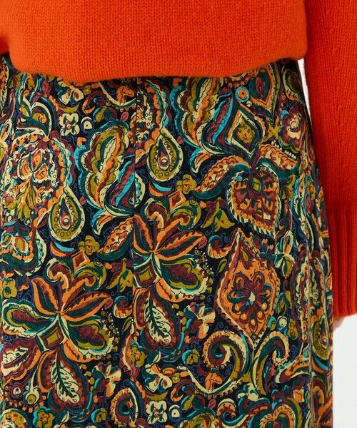 TOMORROWLAND / トゥモローランド ロング・マキシ丈スカート | キュプラレーヨンジャカード ナロースカート | 詳細6