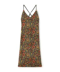 TOMORROWLAND / トゥモローランド ロング・マキシ丈ワンピース | キュプラレーヨンジャカード キャミソールワンピース