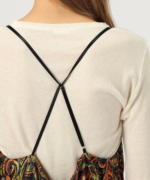 TOMORROWLAND / トゥモローランド ロング・マキシ丈ワンピース | キュプラレーヨンジャカード キャミソールワンピース | 詳細6