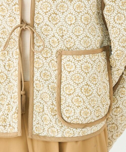 TOMORROWLAND / トゥモローランド ノーカラージャケット | レーヨンサテンキルト リバーシブルジャケット | 詳細8