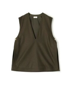 TOMORROWLAND / トゥモローランド ベスト | ウールスムース Vネックベスト