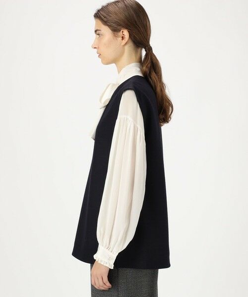 TOMORROWLAND / トゥモローランド ベスト | ウールスムース Vネックベスト | 詳細3