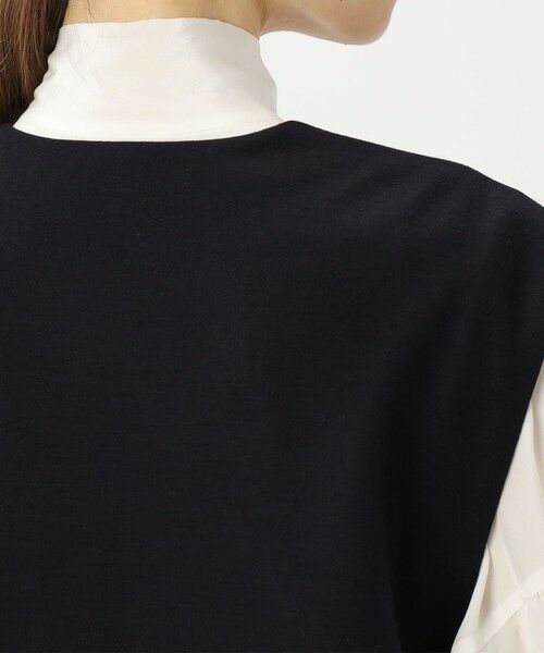 TOMORROWLAND / トゥモローランド ベスト | ウールスムース Vネックベスト | 詳細6