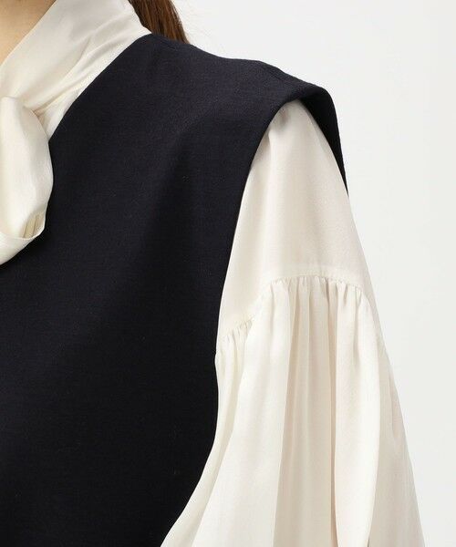 TOMORROWLAND / トゥモローランド ベスト | ウールスムース Vネックベスト | 詳細7