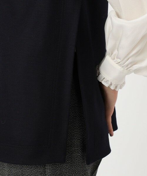 TOMORROWLAND / トゥモローランド ベスト | ウールスムース Vネックベスト | 詳細9