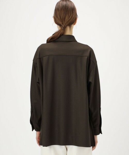 TOMORROWLAND / トゥモローランド シャツ・ブラウス | ウールスムース ビッグシャツ | 詳細4