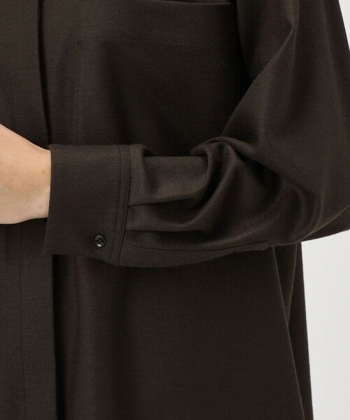 TOMORROWLAND / トゥモローランド シャツ・ブラウス | ウールスムース ビッグシャツ | 詳細8