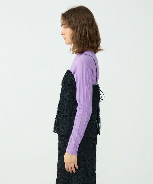TOMORROWLAND / トゥモローランド その他トップス | ロゼットチュールエンブロイダリー キャミソールブラウス | 詳細3