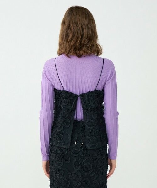 TOMORROWLAND / トゥモローランド その他トップス | ロゼットチュールエンブロイダリー キャミソールブラウス | 詳細4