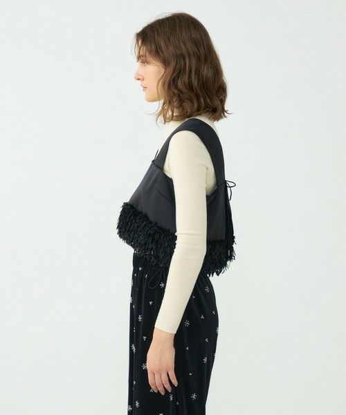 TOMORROWLAND / トゥモローランド その他トップス | フェザーコンビ ショートビスチェ | 詳細3