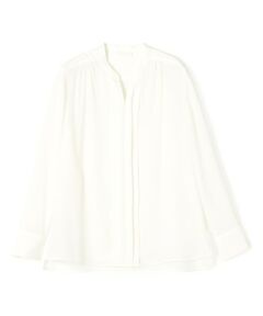 TOMORROWLAND / トゥモローランド シャツ・ブラウス | 【WEB先行予約】プリマベーラデシン スキッパータックブラウス