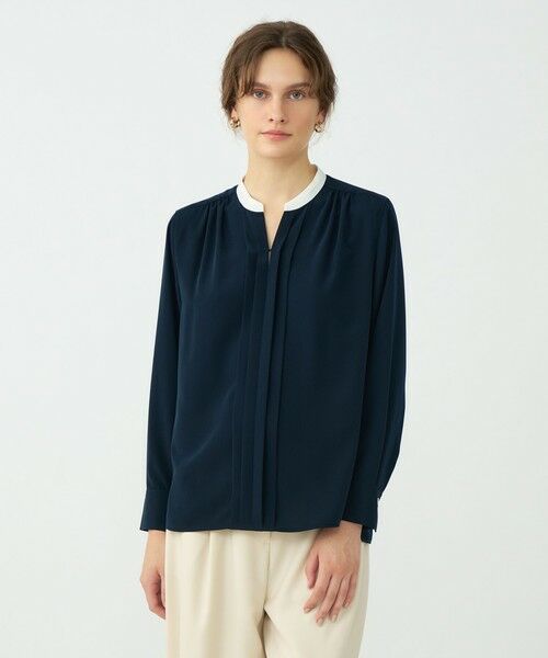 TOMORROWLAND / トゥモローランド シャツ・ブラウス | 【WEB先行予約】プリマベーラデシン スキッパータックブラウス | 詳細2