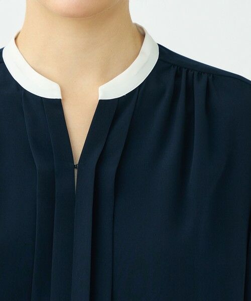 TOMORROWLAND / トゥモローランド シャツ・ブラウス | 【WEB先行予約】プリマベーラデシン スキッパータックブラウス | 詳細5