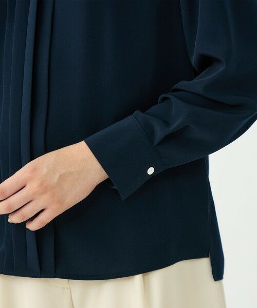 TOMORROWLAND / トゥモローランド シャツ・ブラウス | 【WEB先行予約】プリマベーラデシン スキッパータックブラウス | 詳細6