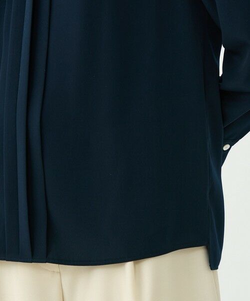 TOMORROWLAND / トゥモローランド シャツ・ブラウス | 【WEB先行予約】プリマベーラデシン スキッパータックブラウス | 詳細7