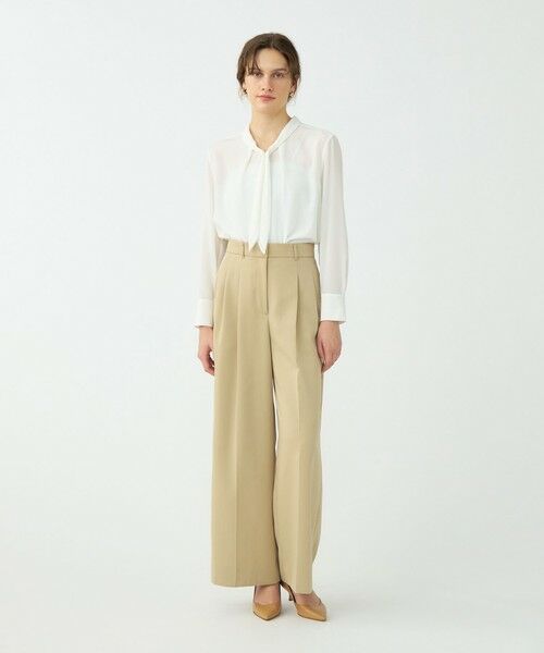 TOMORROWLAND / トゥモローランド シャツ・ブラウス | 【WEB先行予約】プリマベーラデシン タイブラウス | 詳細1