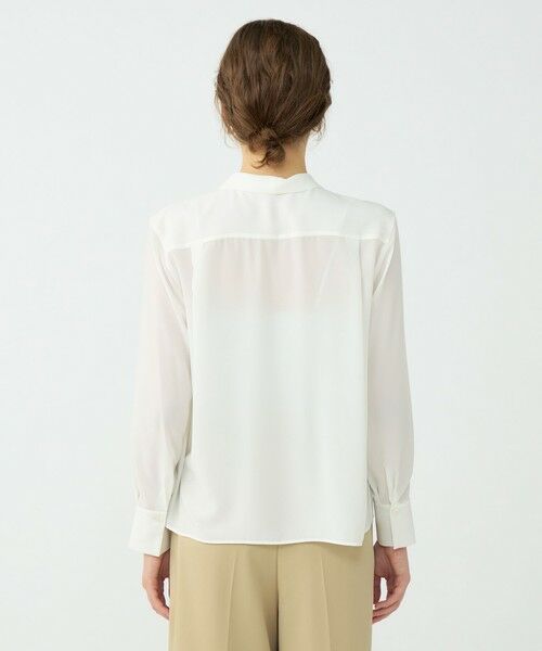 TOMORROWLAND / トゥモローランド シャツ・ブラウス | 【WEB先行予約】プリマベーラデシン タイブラウス | 詳細4