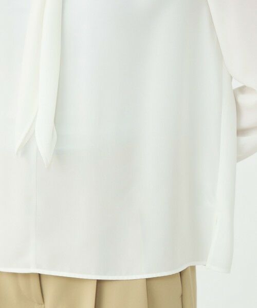 TOMORROWLAND / トゥモローランド シャツ・ブラウス | 【WEB先行予約】プリマベーラデシン タイブラウス | 詳細7