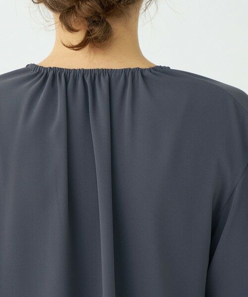 TOMORROWLAND / トゥモローランド シャツ・ブラウス | 【WEB先行予約】マットサテン ギャザーネックブラウス | 詳細6