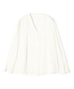 TOMORROWLAND / トゥモローランド シャツ・ブラウス | 【WEB先行予約】マットサテン Vネックブラウス